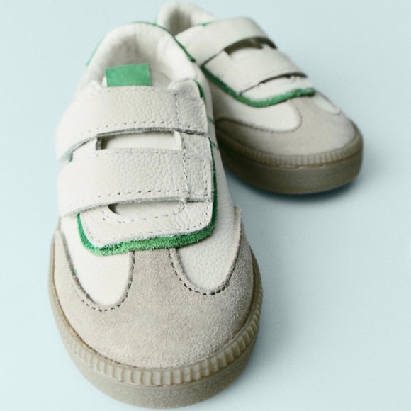 ZARA BABY LEATHER SNEAKERS - Picture 6 of 8